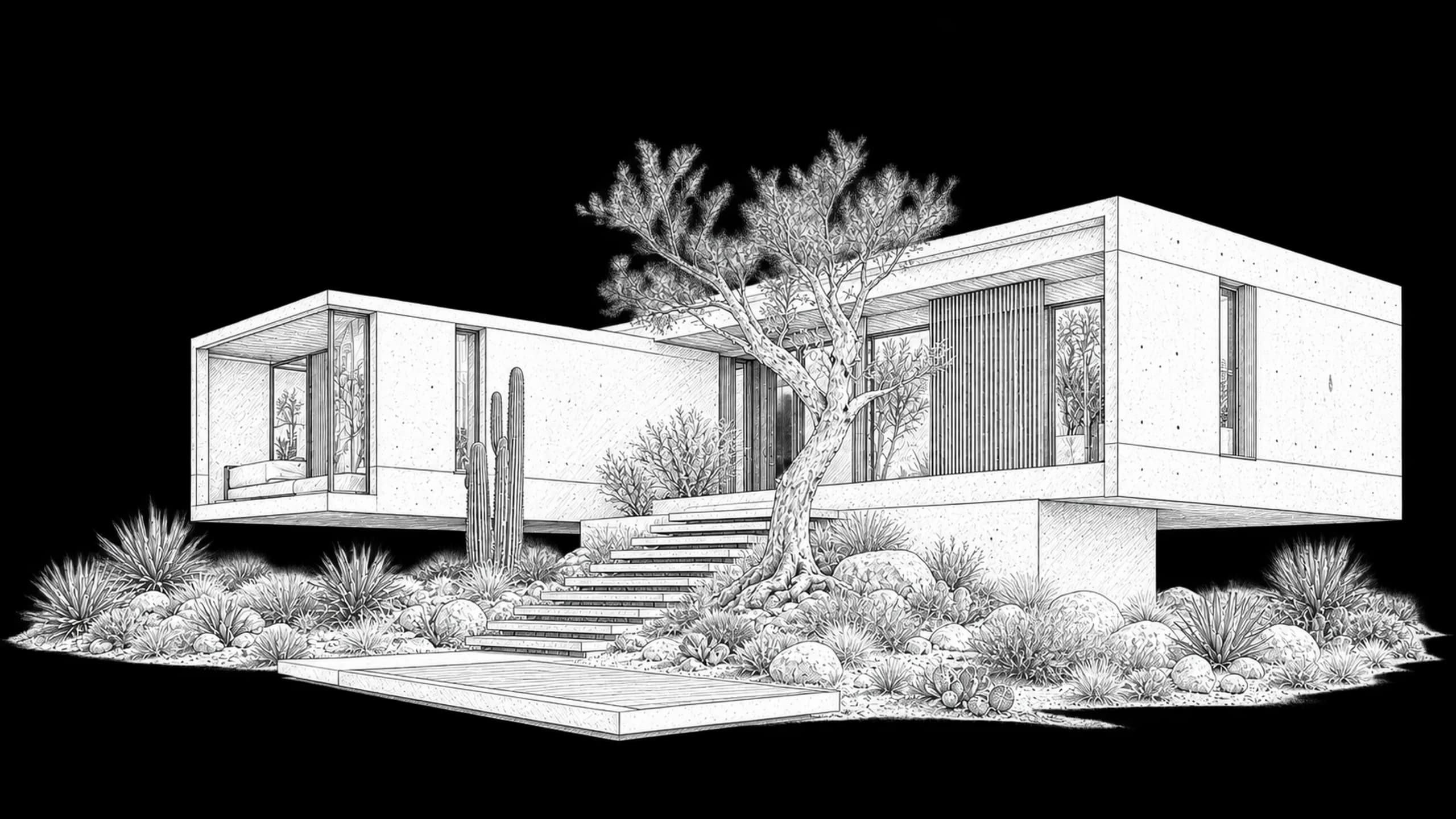 Viewport do SketchUp com o modelo aberto antes da captura